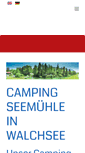 Mobile Screenshot of camping-seemuehle.at